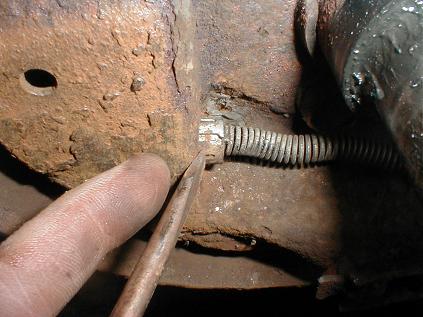 How to Remove Parking Brake Cable from Drum