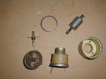 Dissassembled Bosch Starter Solenoid